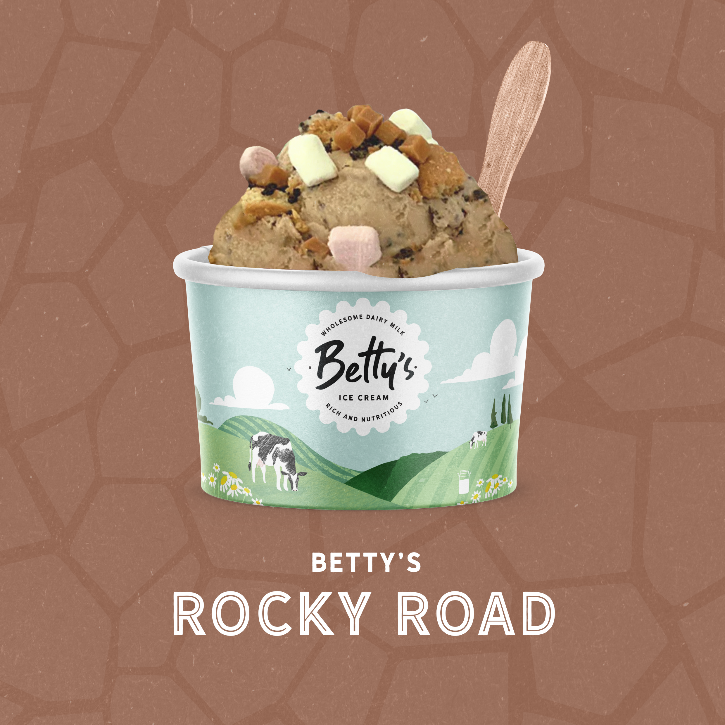 Betty's Rocky Road Ice Cream