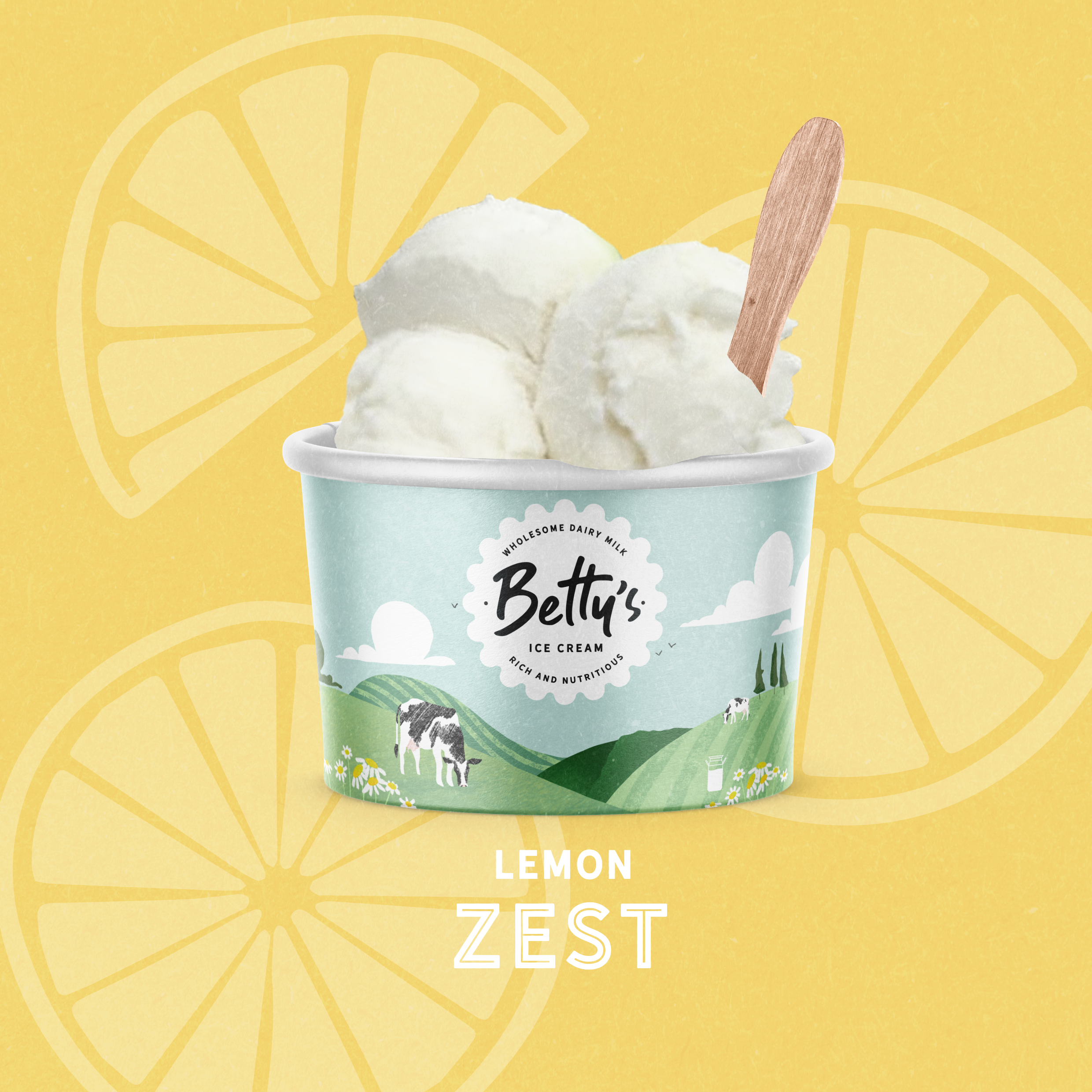 Betty's Lemon Zest Ice Cream